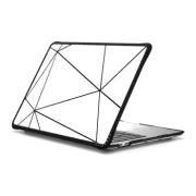MacBook Pro 13-inch (M1 / M2 / Intel) Impact Case Ab Tri Black on White