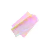 5pcs Broken Glass Finger DIY Nail Art Stencil Decal Stickers