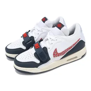 【NIKE 耐吉】休閒鞋 Air Jordan Legacy 312 Low GS 大童鞋 女鞋 藍 紅 爆裂紋(CD9054-146)