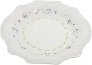 Zerodeko Ceramic Serving Dish Easter Plate Rabbit Pattern Elegant Multi-Purpose Hand-Friendly Smooth Surface