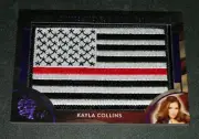 2018 Benchwarmer KAYLA COLLINS Hot For Teacher SUPER FLAG Purple Foil #1/1 Sexy