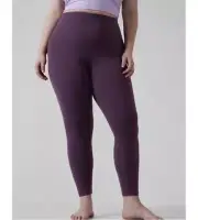 NWT Athleta Ultra High Rise Elation Tight 2X Deep Crocus Violet Breathable Yoga