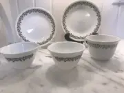 Corelle Corning Crazy Daisy SprIng Blossom Sugar Creamer Coffee Cup Plates Pyrex