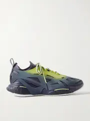 [adidas by Stella McCartney] adidas by Stella McCartney - Solarglide Primeknit And Rubber Sneakers - Green - UK 6 UK 6 Green