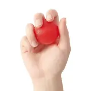 MEDLINE GEL SQUEEZE HAND THERAPY EXERCISER BALL SOFT (RED)