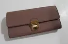 Michael Kors Bridgette Saffiano Leather Flap Wallet Dusty Rose