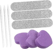 Ipetboom Nail Care Set Pack Professional Manicure Kit Silver Polish Nail Set for Fingernail Toe