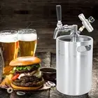 5L Stainless Steel Home Brewing Mini Beer Keg Spear Dispenser Tap 2 Class BU