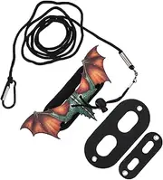 Sosoport Bat Design Reptile Harness Lizard Walking Rope Lightweight Hauling Leash