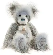 [Charlie Bears] Gina | 2022 Plush Collection, Plush Panda Teddy Bear, Feathered Plush, Handmade, Collectable