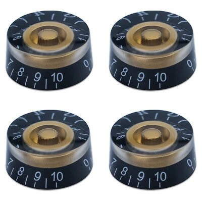 4pcs Guitar Speed Dial Knobs Volume Tone Control Knobs for Les Paul Guitar Bass