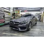 MBENZ C300 鐵灰色貼膜 全車改色貼膜 改色包膜 換色包膜 全車包膜 全車貼膜 汽車犀牛皮 W206 W205