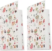 UPKOCH 2pcs Photo Albums Animal Design Picture Books for Cherishing Memories Portable Keepsake Album for present for Friends