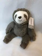 NWT Carters Brown Sloth Plush Soft Stuffed Baby Lovey Security Toy 67500 NEW