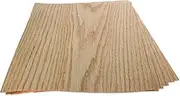 WoodPress® Real Red Oak Wood Veneer - Pack of 6 Sheets - A4 Size (apx. 21cm x 29cm) - Veneer for Marquetry, Model Making & Furniture Repair