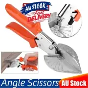 Multi Angle Scissors Trim Mitre Siding Fillet Shear Snips Wire Duct Cutter Tool