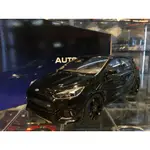 吉華科技@AUTOART 72952 FORD FOCUS RS 2016 影子黑 1/18 (綜合模型)