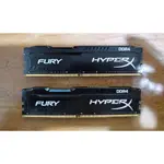 【二手】金士頓 HYPERX DDR4 2666 16G(8G*2) 記憶體 KF426C16BB/8