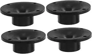 Kisangel 4pcs Plastic Horn Tweeter Speaker Adapter: 80mm For Stage Audio Systems - Internal Thread Loudspeaker Horn Accessories For Clear Sound