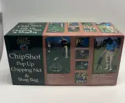VINTAGE NEW Club Champ Chip n' Shag Combo w/ Chipping Net & Collapsible Shag Bag