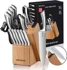 RAXCO Knife Set,18-Piece Kitchen Knife Set-Steak Knife Set,Knife Sets for Kitche
