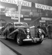 Rolls Royce Silver Wraith display Paris Motor Show October 5 1950 - 1950s Photo