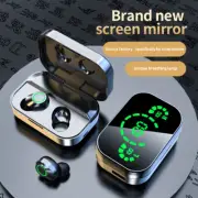 Bluetooth Earbuds Earphones In-Ear 3D Stereo Hifi Headset LED Display For iPhone