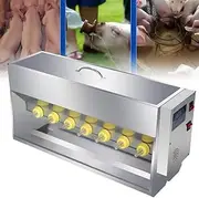 Piglets Milk Feeder with Sound Source Simulation, Double-Side 10/14 Nipples Feeder for Nursing Milk Feeder Piglets Nursing Station, Smart Constant Temperature Automatic Piglet Milking Machine