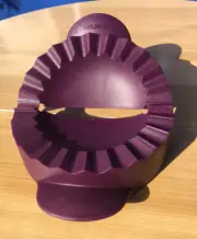 Tupperware Pie Press Half Circle Empanada Maker Pastry Dough Mold.