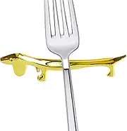 Metal Chopstick Rest, Cartoon Fork Holder, Stainless Steel Animal Shape Spoon Rack, Chopsticks Holder Decorative for Dining Room Hotel