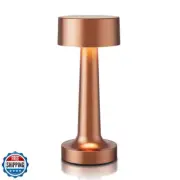 HPUFKOT Portable LED Table Lamp, 3-Levels Brightness Metal Desk Lamp,3 Color
