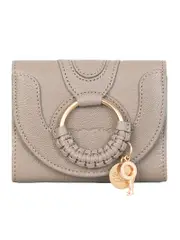 See By Chloé Hana Trifold Wallet in Motty Grey
