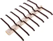 BUGUUYO Storage Carriage Suspenders Track Guides Slides Hanger Crossbar Closet Extendable Rack Built-in Wardrobe Slide Rack Storage Artifact Hook up Sliding Rail Hook Guide Frame