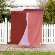Seljak Recycled Wool Fringe Blanket - Dune