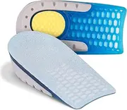Ailaka Gel Height Increase Insoles 1 Pair, Shock Absorption Heel Cushion Pads, Height Lift Shoes Inserts for Men & Women, Heel Height: 3.5cm, One size fits all