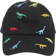 [FOYTOKI] Baseball Cap Cute Sunshade Hat for Wide Brim UV Protection for Outdoor Activities for Fishing Camping and Family Outings Adorable Printed Design Black