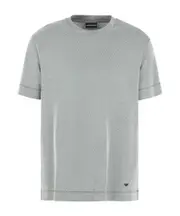 plain cotton t-shirt M Gray