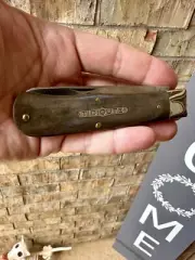 RARE OLD 2007 GEC 23 GREAT EASTERN CUTLERY BEAVER TAIL BACK POCKET TRAPPER KNIFE