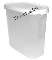TUPPERWARE Modular Mates Oval #3 Storage Container 7 c / 1.7L Cotton White Lid