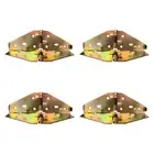 4Pcs Flip Top Hinge Table Flip Hinges for Wardrobe Cupboard Computer Table