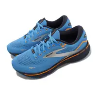 在飛比找ETMall東森購物網優惠-Brooks 慢跑鞋 Ghost 15 GTX 男鞋 藍 橘