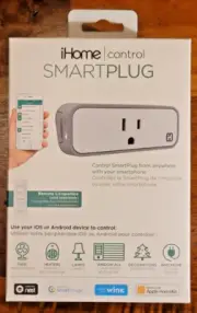 iHome ISP6WC WiFi Smart Plug - For use with Apple's Home app