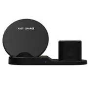3 in 1 Fast Wireless Charger for iPhone 8 Plus X XR XS MAX QI Wireless Charger Dock for Apple Watch iWatch Airpods