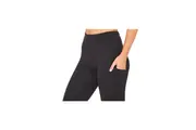 Upbeat Ladies 12" Inseam High-Waist Lounge Bike Shorts W/ Pockets