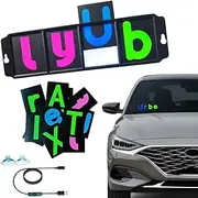 Led Light Sign for Car, Taxi Sign Light Windshield Led Sign,Car Decorative Accessories LED Sign for Home Wall Decor, Fun Gifts for Friends (A)