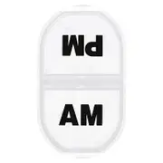 Ezy Dose, Daily AM/PM With Rounded Base Pill Reminder, 1 Count