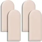 SXEVZOO 4 Pcs Padded Wall Panels Kids Bedroom Headboard Wall Stickers Peel and Stick Upholstered Wall Panels for Wall Anti-Collision Protection(Light Pink)