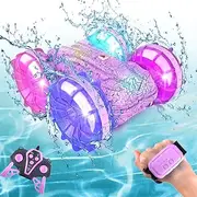 Meytccve Remoted Car Amphibious Vehicle Remote Controlled Car and Boat Toy for Boys Aged 5-12 Years, Christmas Birthday Gifts Boy 6-18 Years