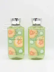 Bath & Body Works Cucumber Melon Shower Gel Body Wash 10 fl oz New Set of 2