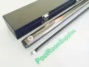 Pool Snooker Billiard 57 Inch Graphite Black Ash Cue Stick & Case Christmas Gift